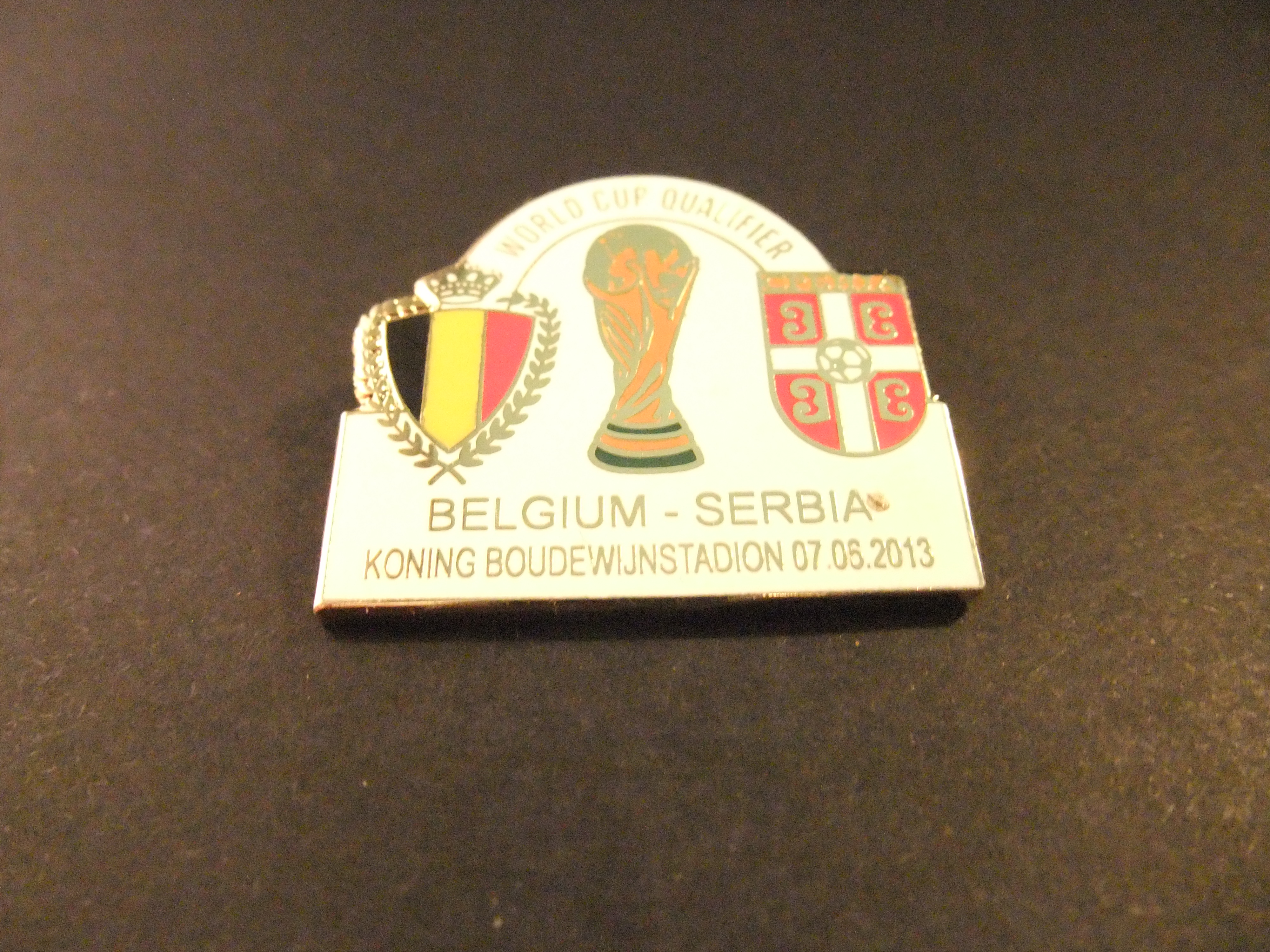 World Cup qualification football 2013, Belgium-Serbia ( Koning Boudewijn Stadion) uitslag 2-1 wit